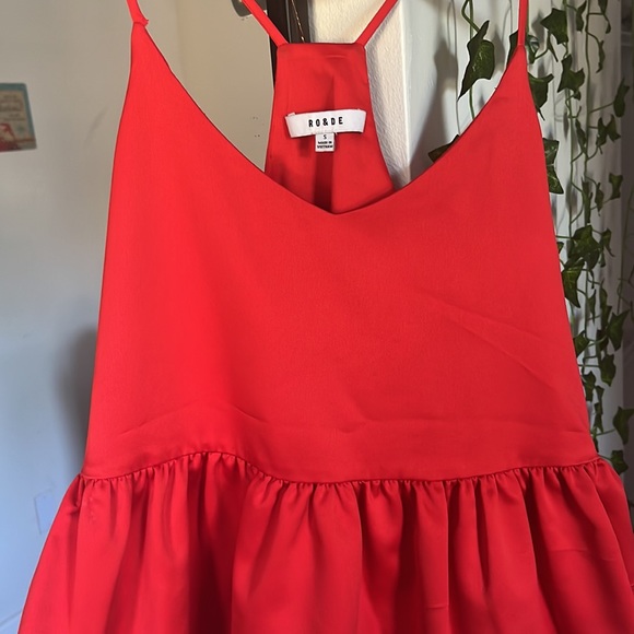 red peplum top - Picture 2 of 3